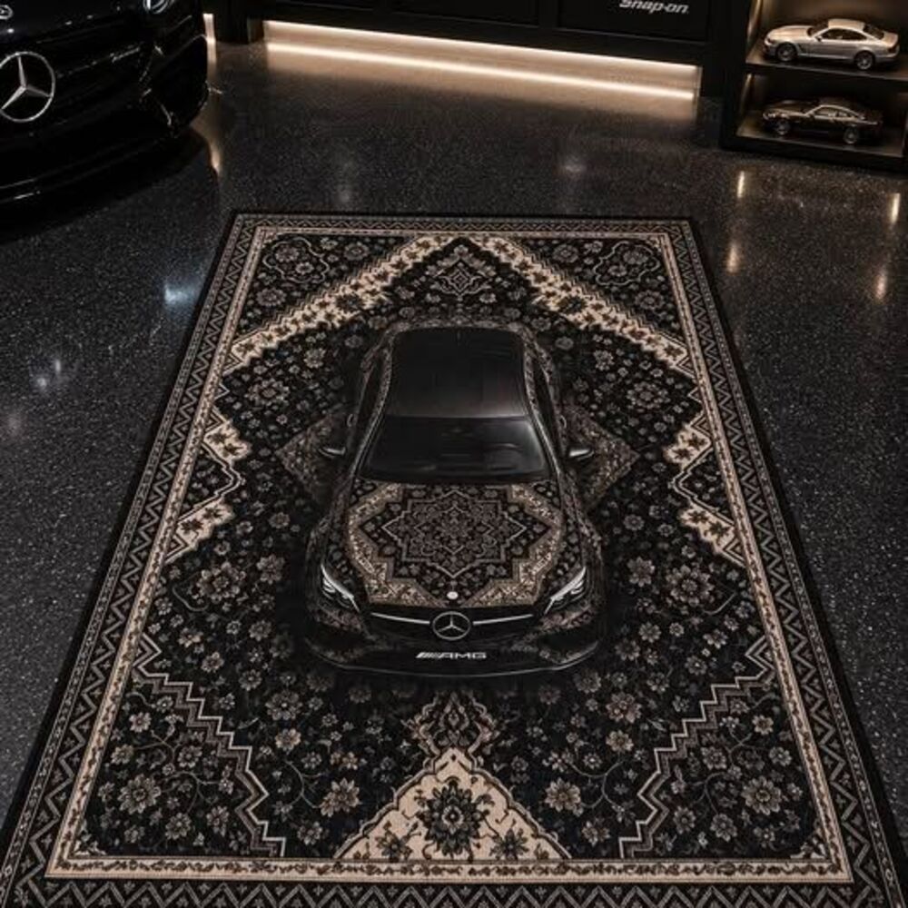 Mercedes C63 AMG Rug by Hype LA rugs